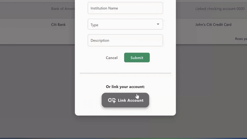 Connect Your Bank Account